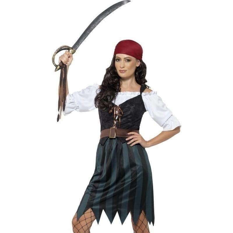 Costumes Australia Pirate Deckhand Costume Adult Blue_1