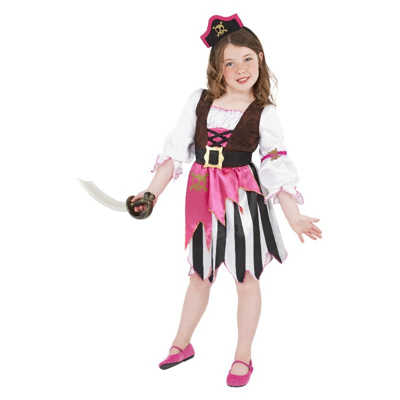 Costumes Australia Pirate Girl Costume Pink Child_1