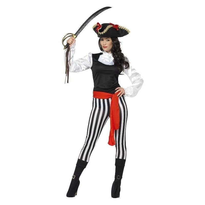 Costumes Australia Pirate Lady Costume With Top Adult Black_2