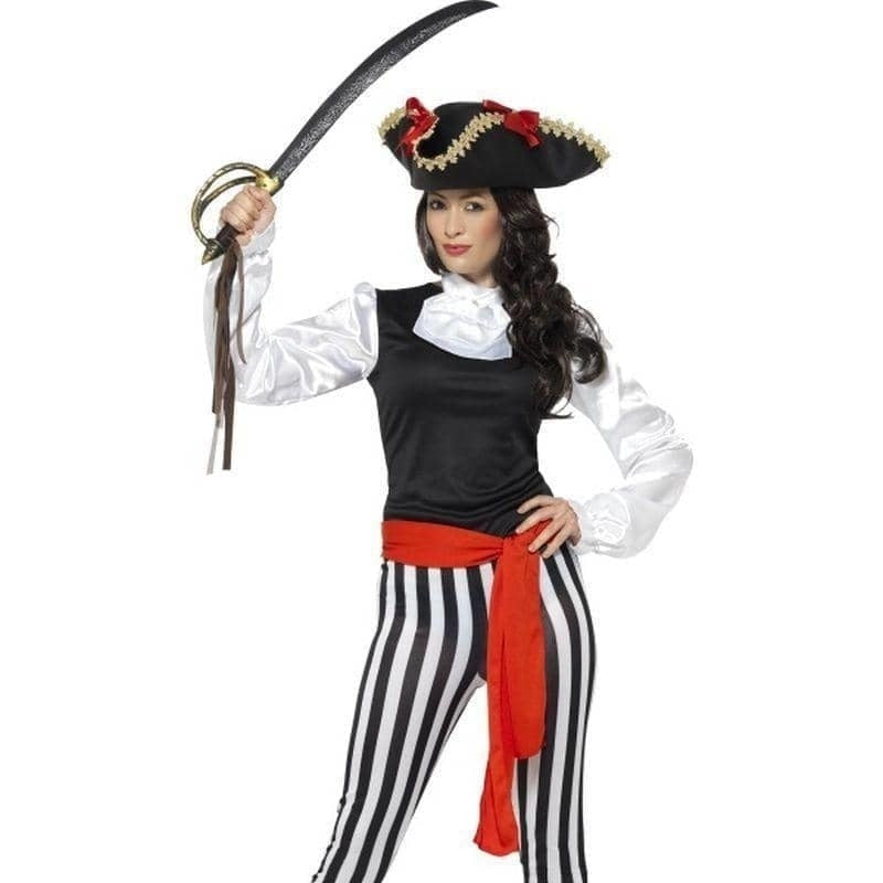 Costumes Australia Pirate Lady Costume With Top Adult Black_1