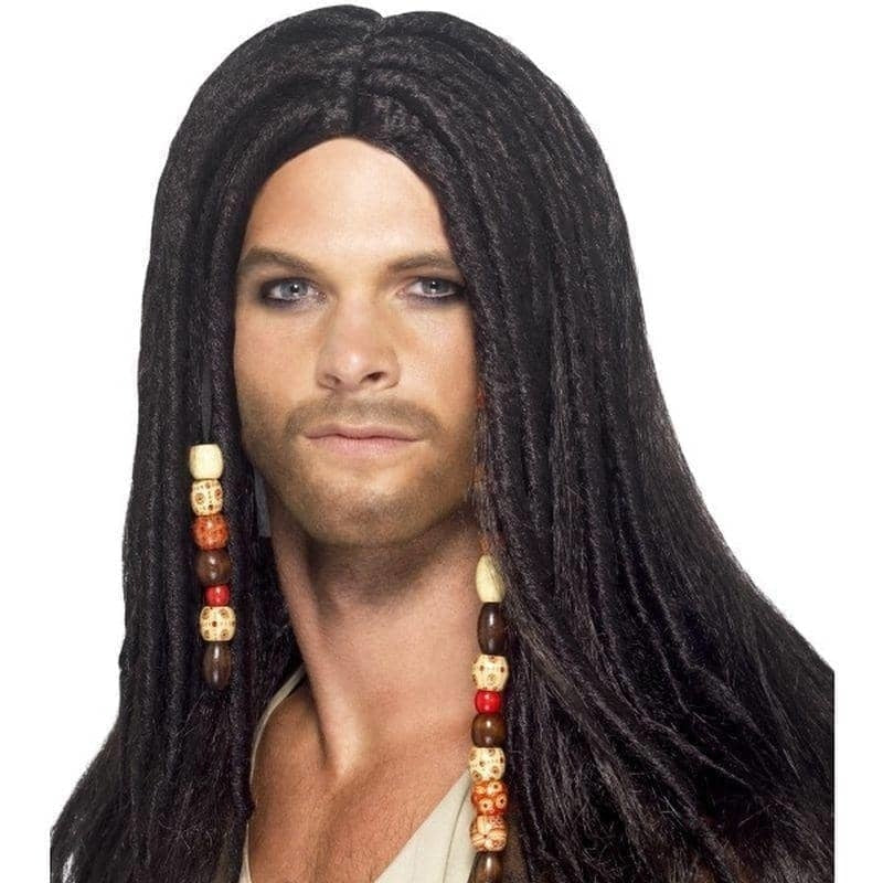 Costumes Australia Pirate Wig Adult Black_1