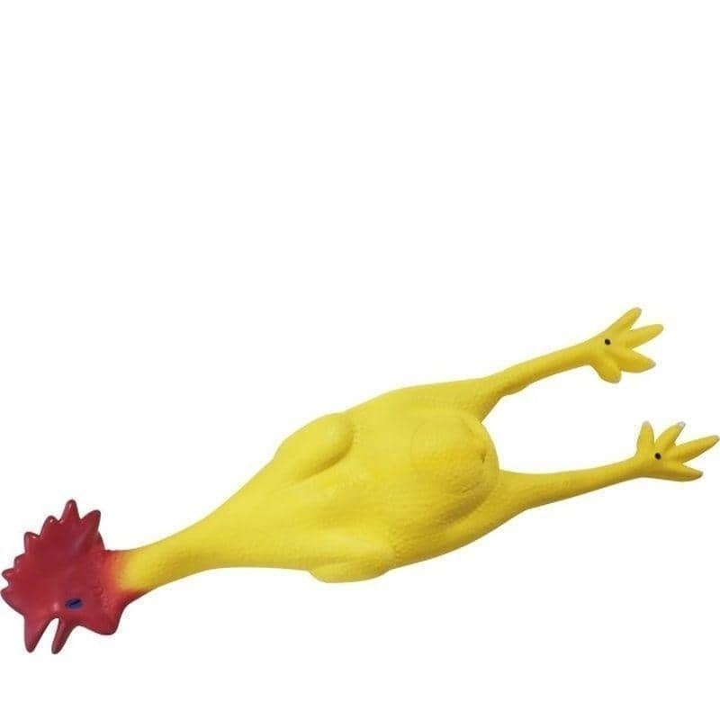 Costumes Australia Plucked Rubber Chicken Adult Yellow_1