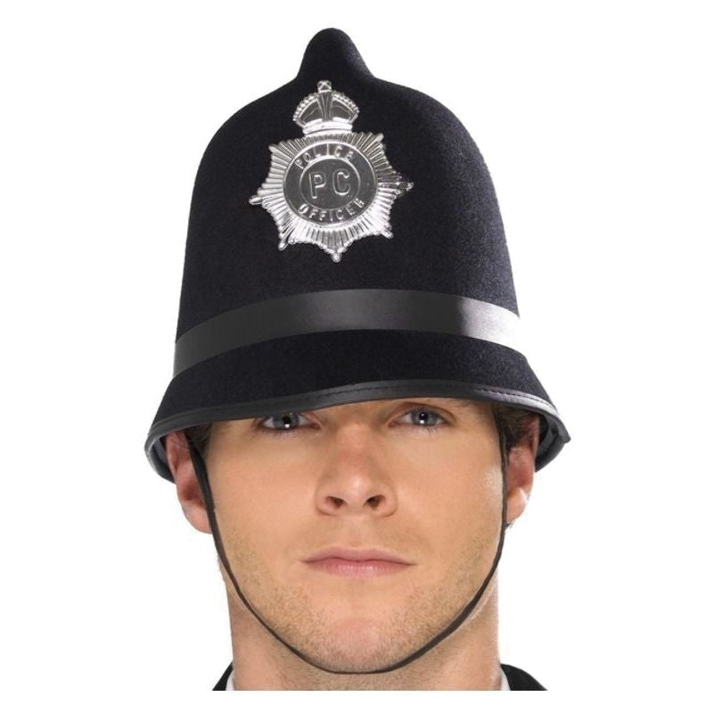 Costumes Australia Police Hat Adult Felt Black_1