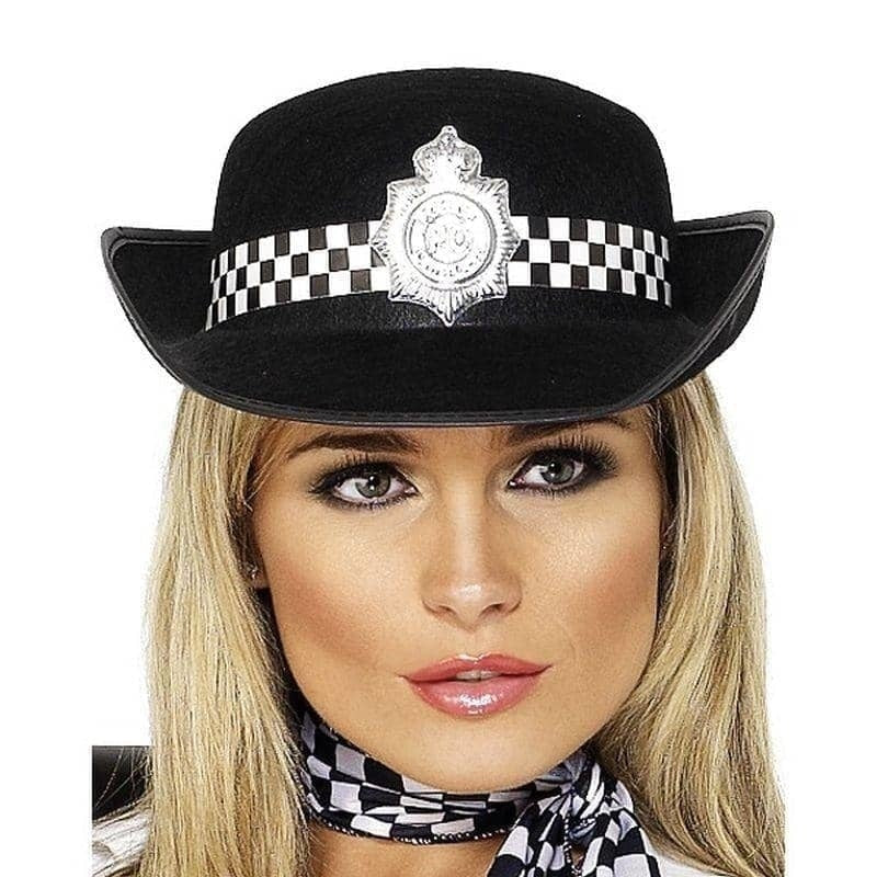 Costumes Australia Policewomans Hat Adult Black_1