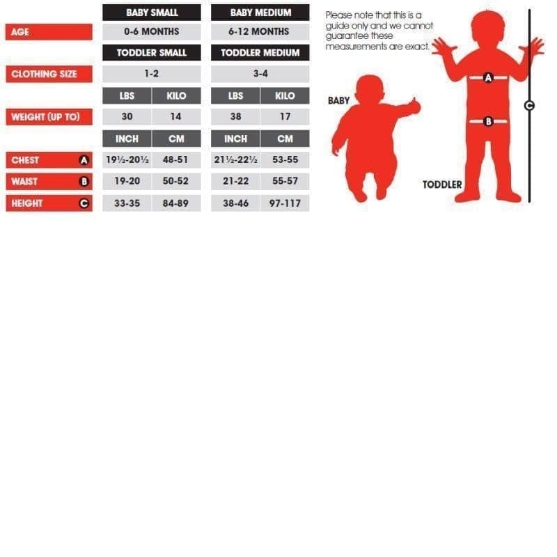 Costumes Australia Size Chart Poncho Kids Multi Coloured