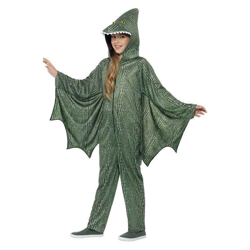 Costumes Australia Pterodactyl Dinosaur Costume Kids Green All In One_2