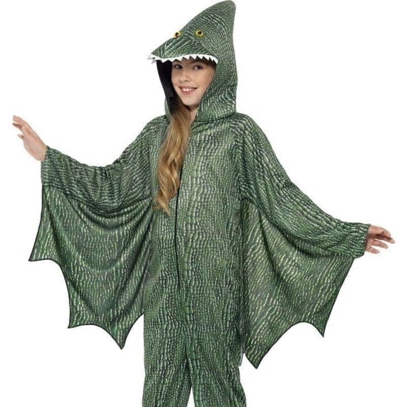 Costumes Australia Pterodactyl Dinosaur Costume Kids Green All In One_1