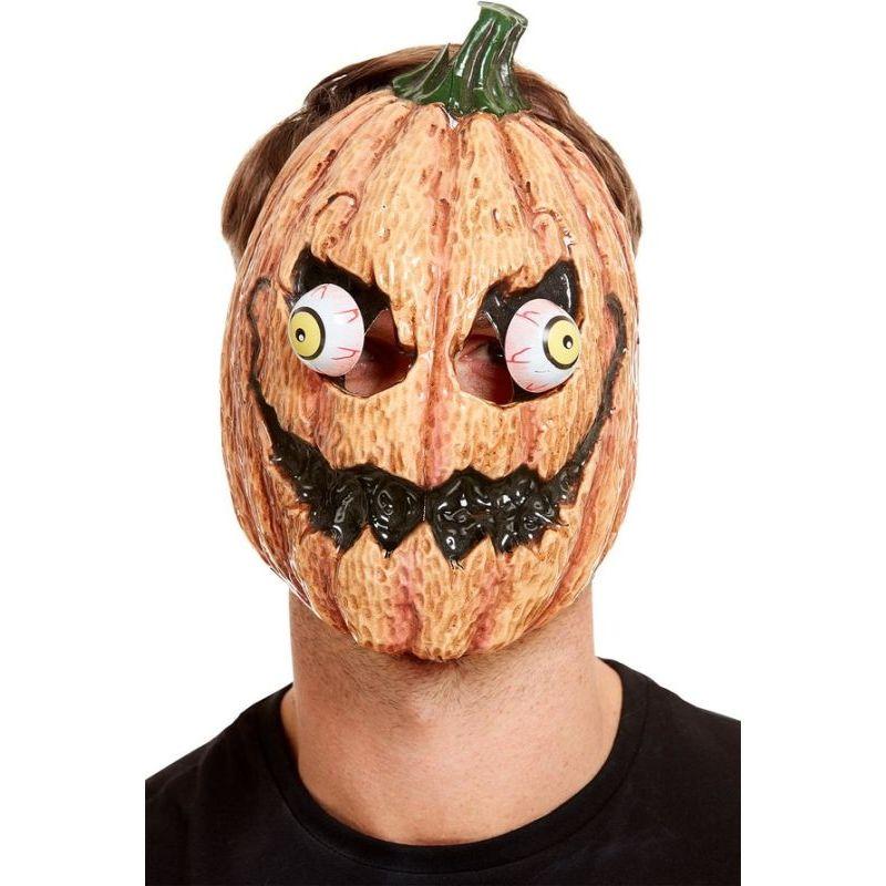 Costumes Australia Pumpkin Mask Adult Orange_1