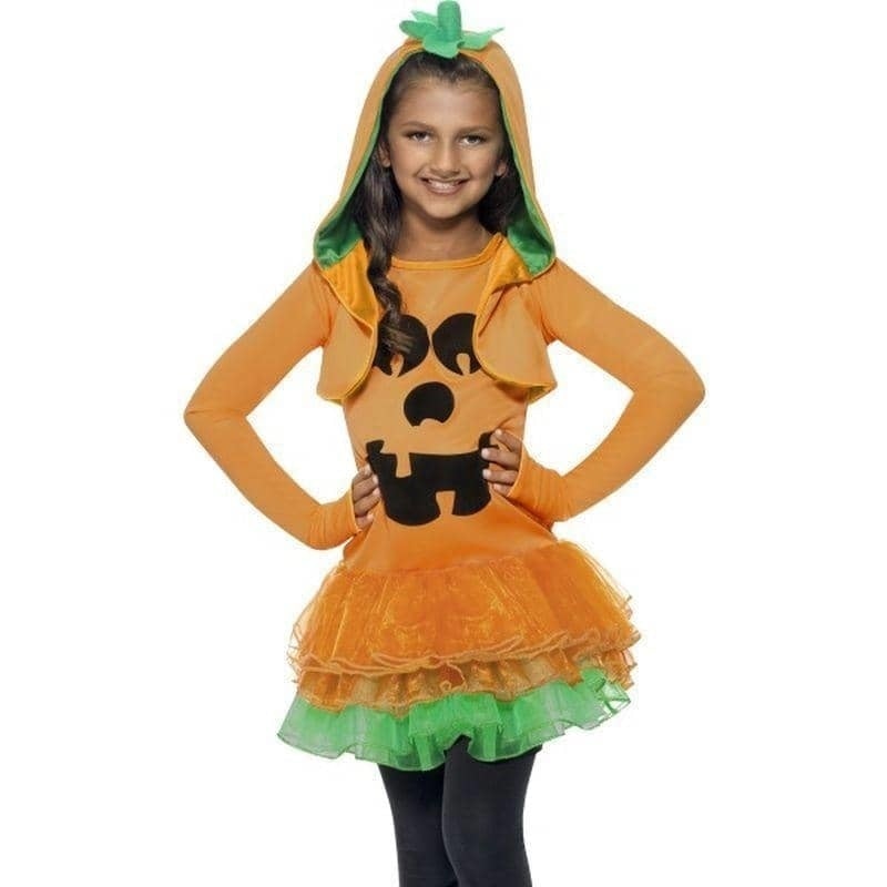Costumes Australia Pumpkin Tutu Dress Costume Kids Orange_1