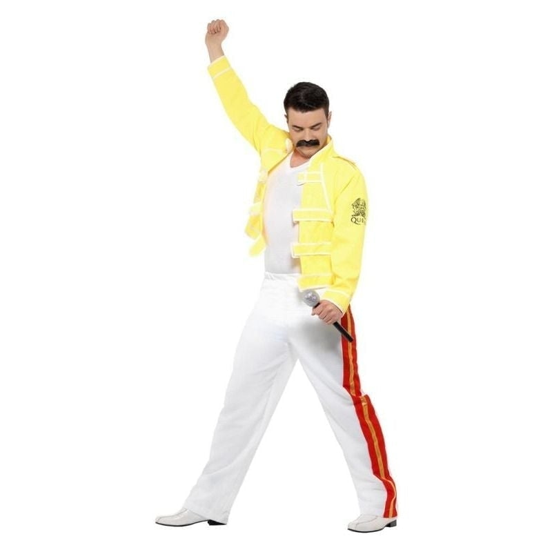 Costumes Australia Queen Freddie Mercury Costume Adult Yellow_2