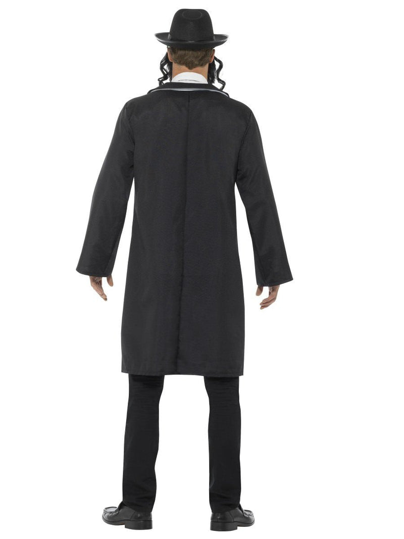 Costumes Australia Rabbi Costume Adult Black Long Jacket_4