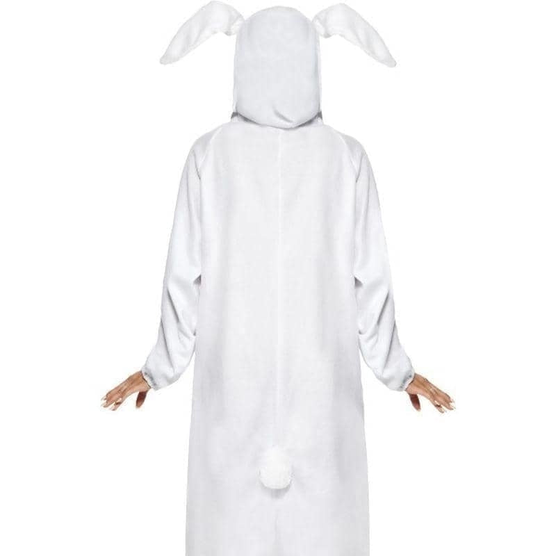 Costumes Australia Rabbit Costume Adult White Onesie Nose Hood_3