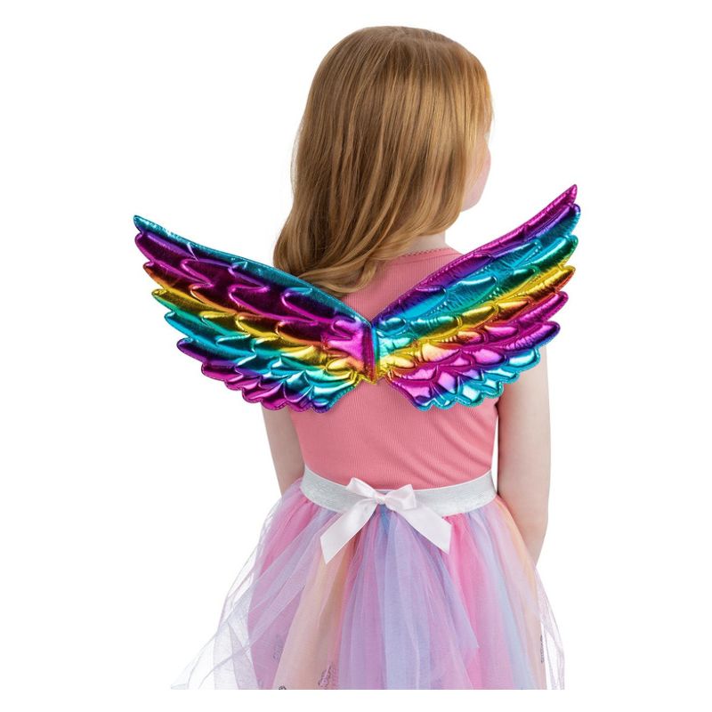 Costumes Australia Rainbow Metallic Unicorn Wings Child_1