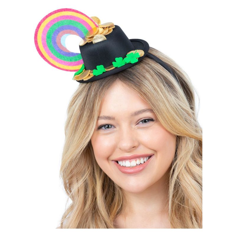 Costumes Australia Rainbow Pot OGold Mini Hat Adult_1