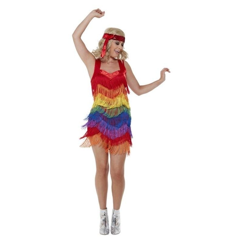 Costumes Australia Rainbow Pride 20s Flapper Dress Multicoloured_1