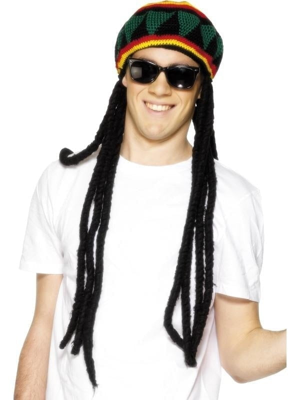 Costumes Australia Size Chart Rasta Beret Adult Black Yellow