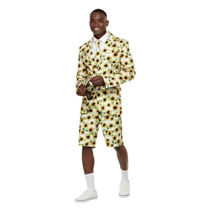 Costumes Australia Ray Of Sunshine Sunflower Stand Out Suit Adult Yellow_1