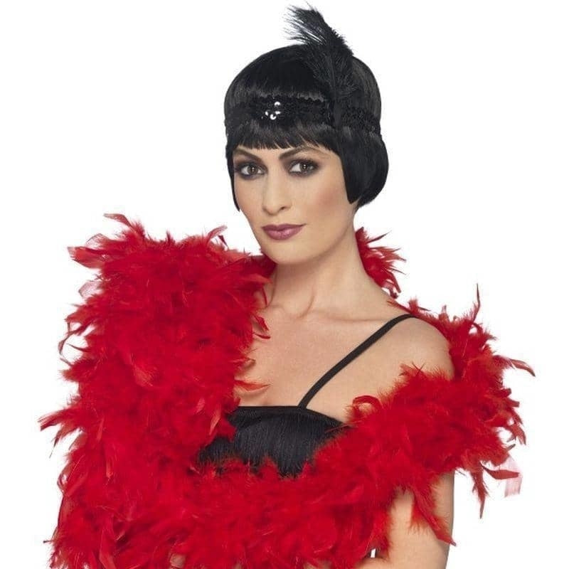 Costumes Australia Red Boa Feather 180cm Long_1