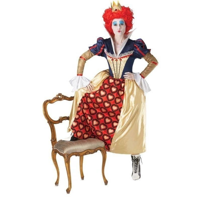 Costumes Australia Red Queen of Hearts Adult Alice In Wonderland Costume_1