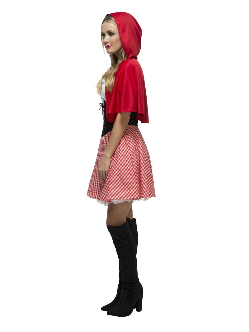 Costumes Australia Red Riding Hood Costume Adult White Red Dress and Cape_2