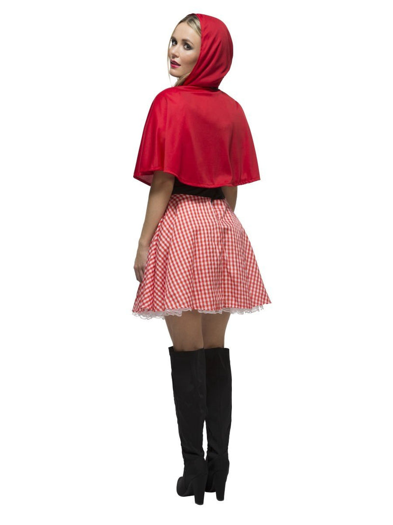 Costumes Australia Red Riding Hood Costume Adult White Red Dress and Cape_3