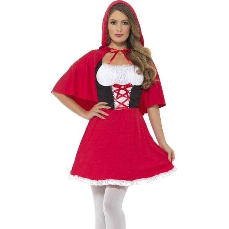 Costumes Australia Red Riding Hood Fairy Tale Adult Costume Dress Cape_1