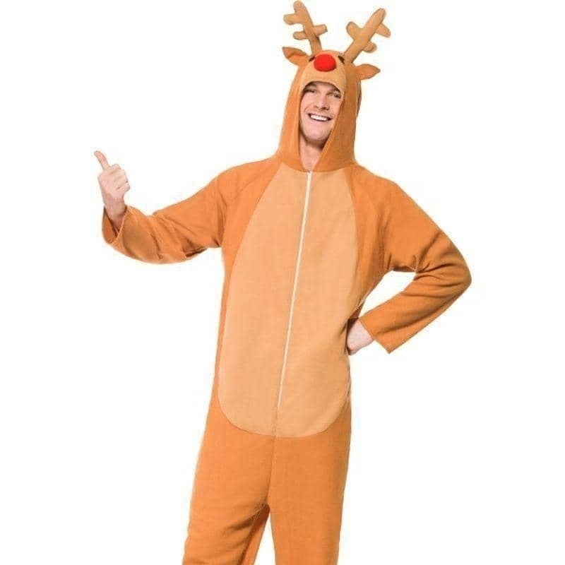 Costumes Australia Reindeer Costume Adult Brown_1