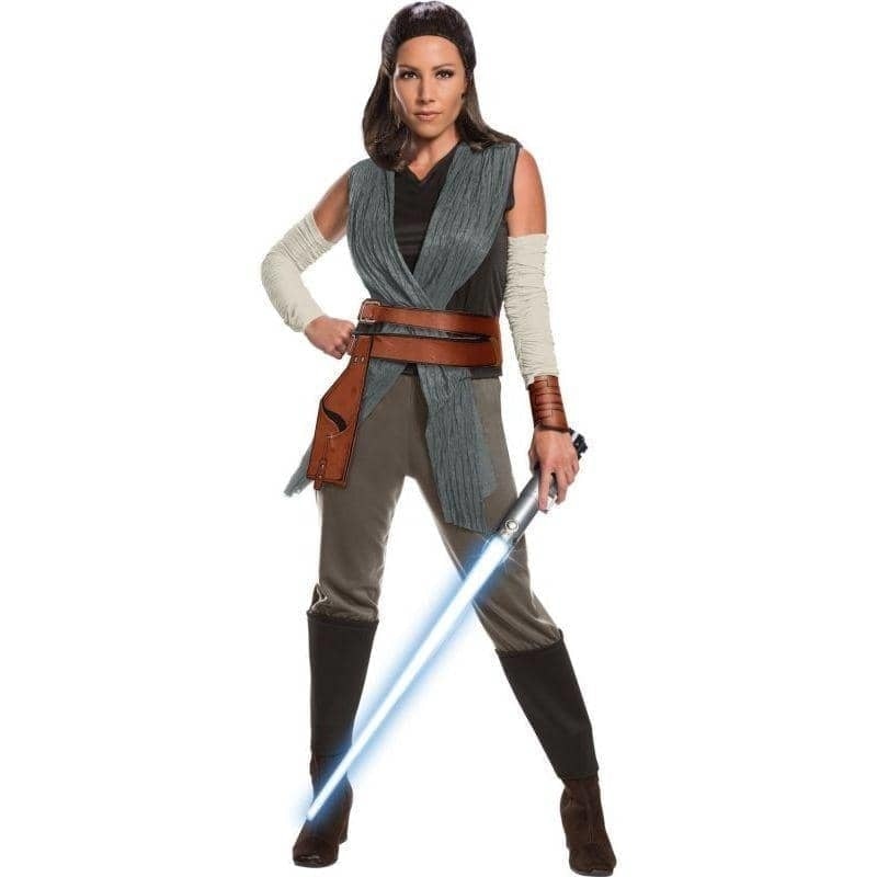 Costumes Australia Rey Womens Deluxe Costume Star Wars Episode 8 The Last Jedi_1