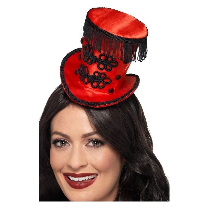 Costumes Australia Ring Master Mini Hat Red_1