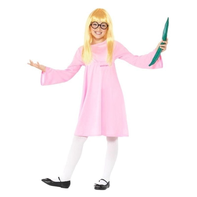 Costumes Australia Roald Dahl Deluxe Sophie Costume Kids Pink_2