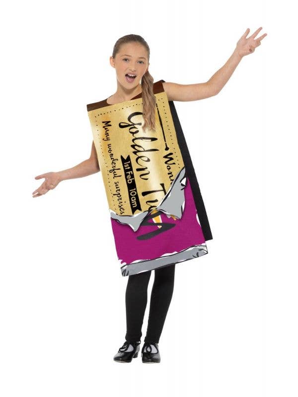 Costumes Australia Roald Dahl Winning Wonka Bar Costume Kids Purple_3