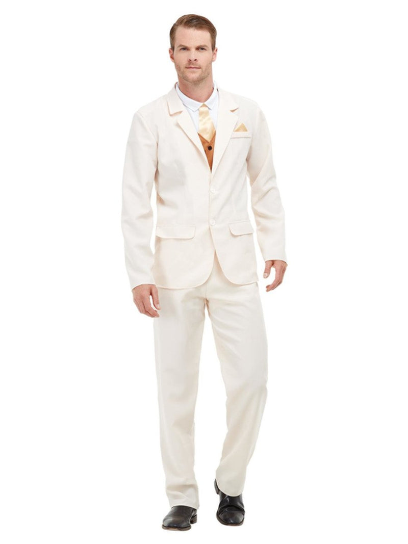 Costumes Australia Roaring 20s Gent Costume Adult White_1