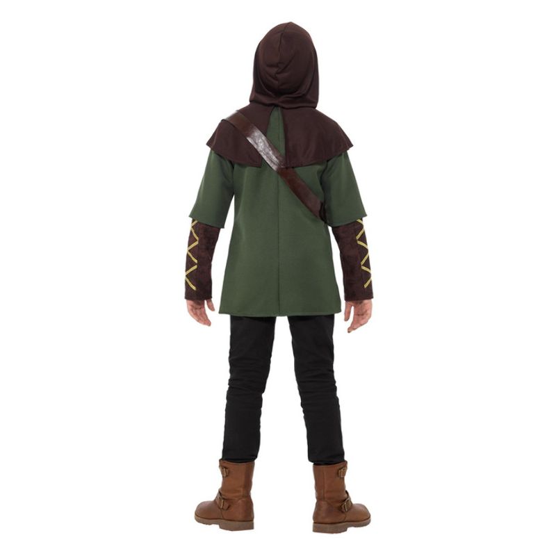 Costumes Australia Robin Hood Boy Costume Green & Brown Child Green Arrow Archer_4