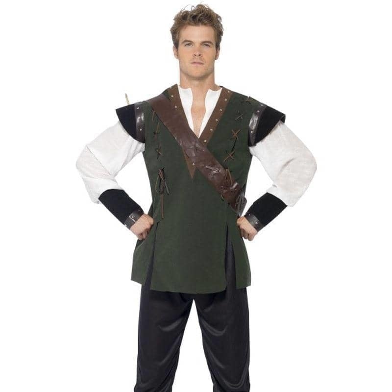 Costumes Australia Robin Hood Costume Adult Green_1