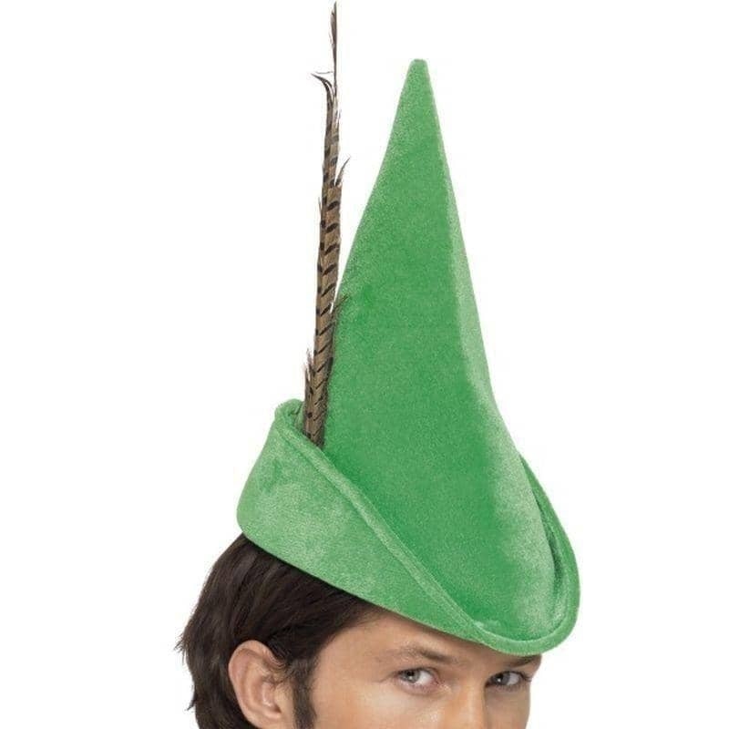 Costumes Australia Robin Hood Hat Adult Green_1