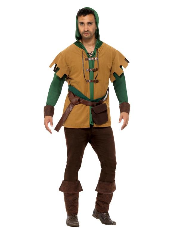 Costumes Australia Robin Of The Hood Costume Adult Green_1