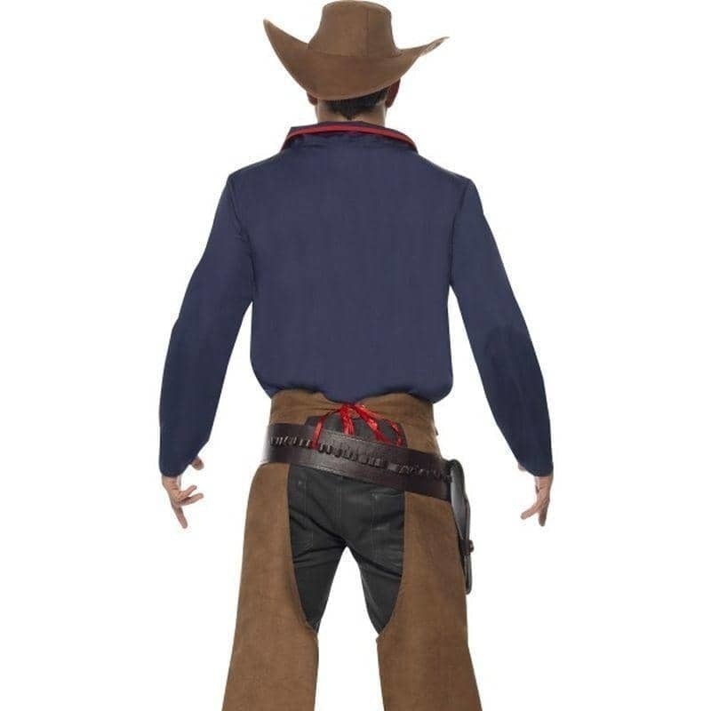 Costumes Australia Rodeo Cowboy Costume Adult Blue Brown_3