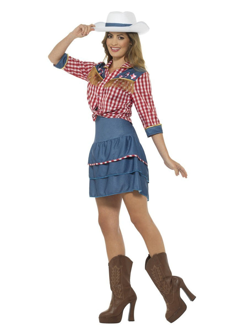 Costumes Australia Rodeo Doll Costume Adult Womens Blue_2