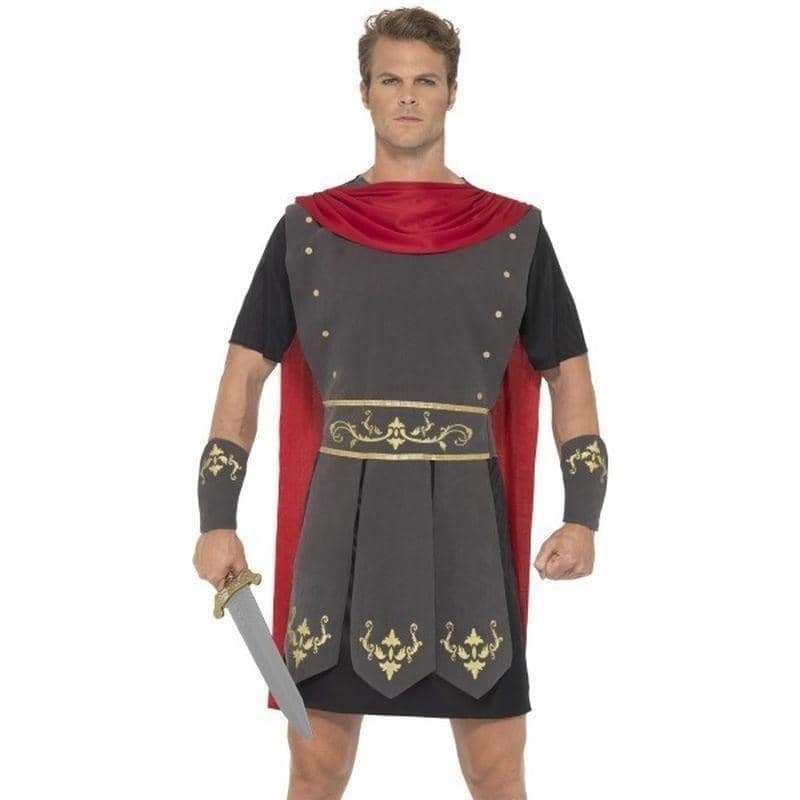 Costumes Australia Roman Gladiator Costume Adult Black_1