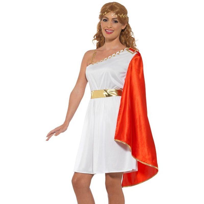 Costumes Australia Roman Lady Costume Adult White Red_1