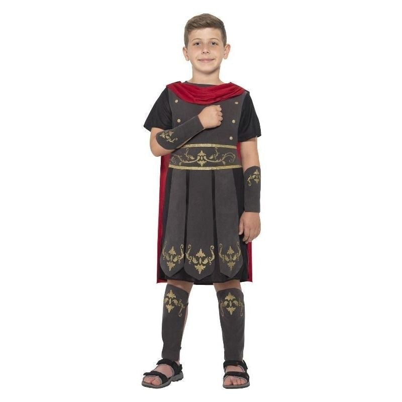 Costumes Australia Roman Soldier Costume Kids Black_2