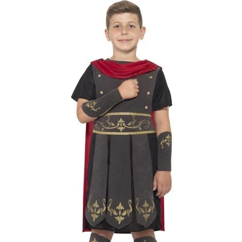 Costumes Australia Roman Soldier Costume Kids Black_1