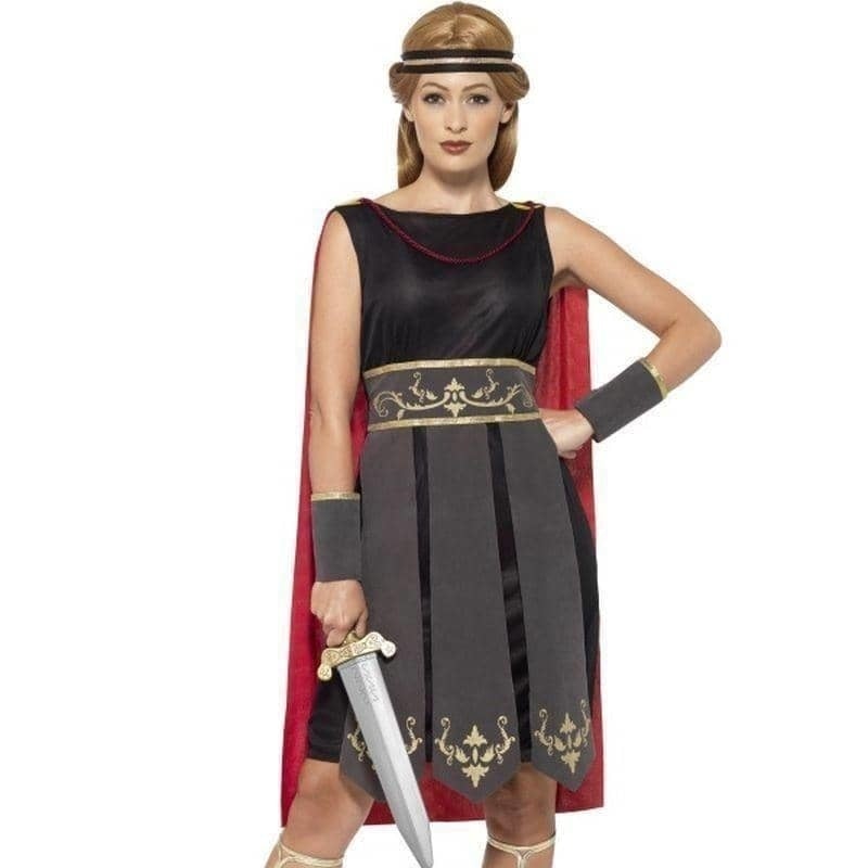 Costumes Australia Roman Warrior Costume Adult Black_1