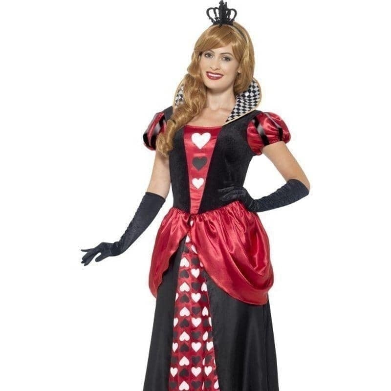 Costumes Australia Royal Red Queen Costume Adult Alice In Wonderland Dress Crown_2