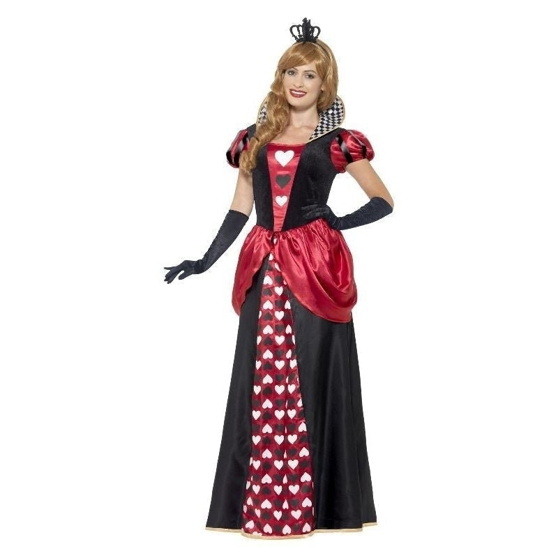 Costumes Australia Royal Red Queen Costume Adult Alice In Wonderland Dress Crown_3