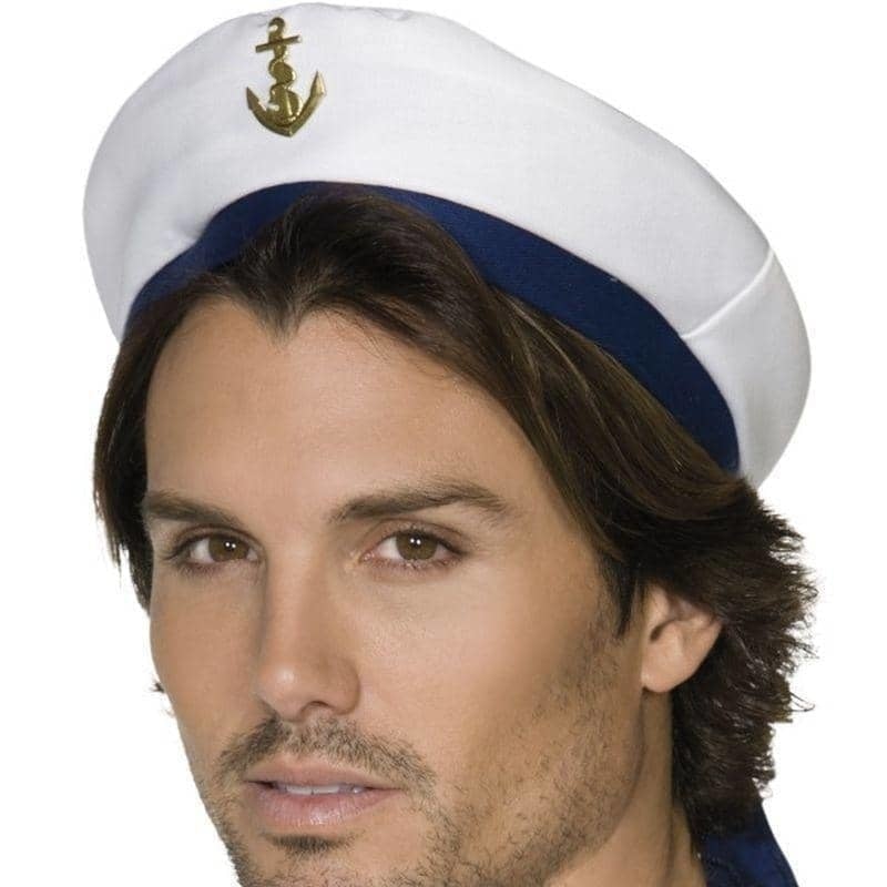 Costumes Australia Sailor Hat Adult White_1