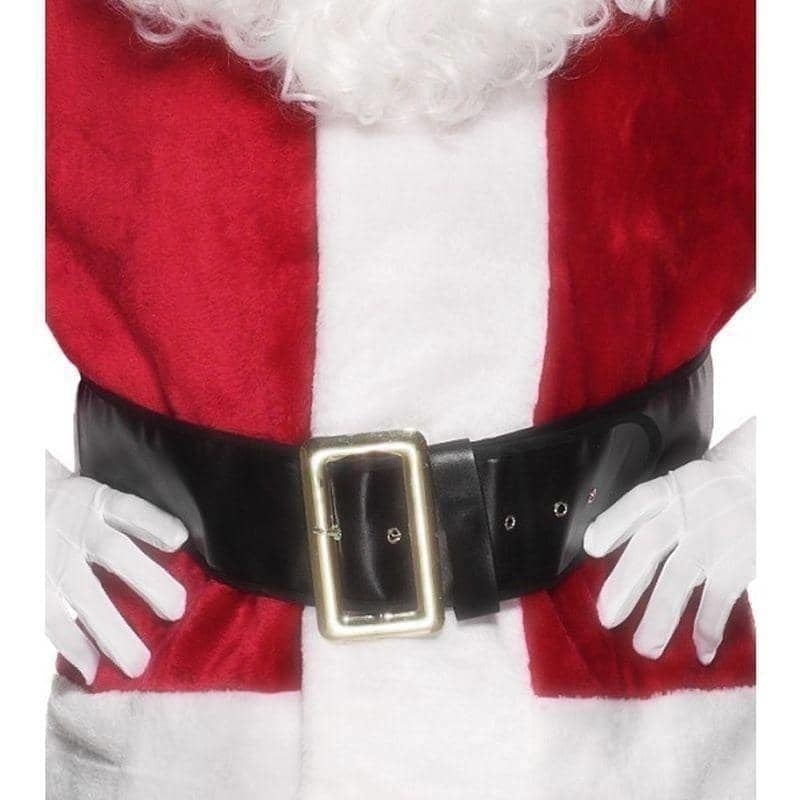 Costumes Australia Santa Belt Adult Black 145cm with Gold Buckle Costume Accessory_1