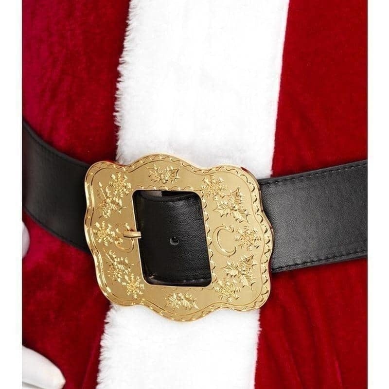 Costumes Australia Santa Belt Deluxe Adult Black with Buckle 130cm_1