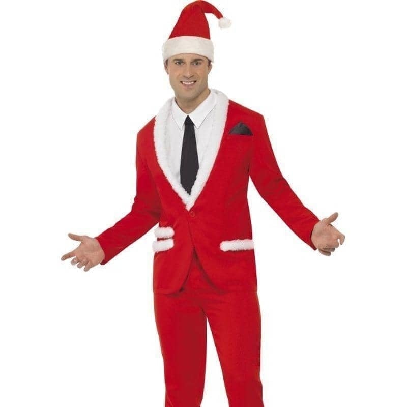 Costumes Australia Santa Cool Costume Adult Red White_1