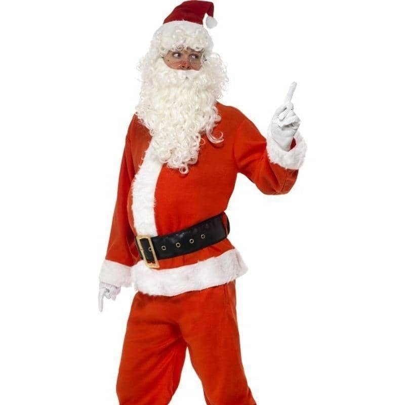 Costumes Australia Santa Costume Jacket Trousers Hat Belt Gloves_3